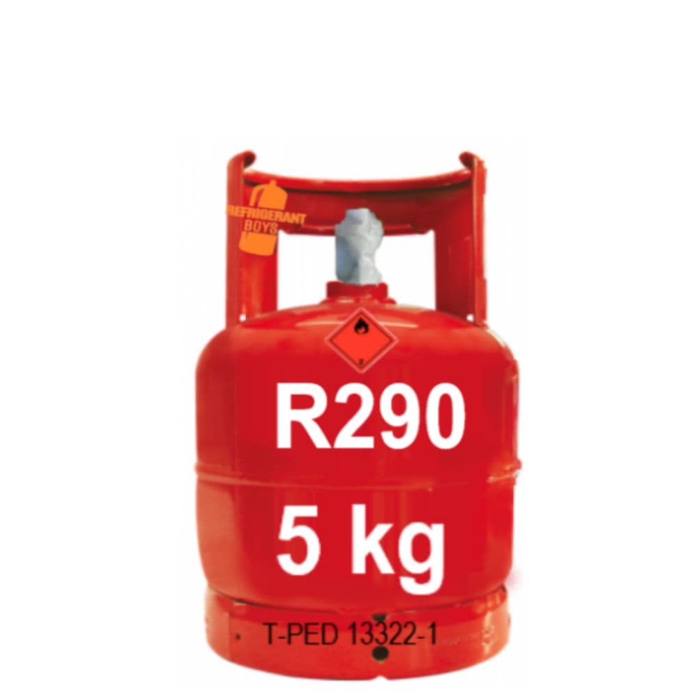 R290 propane refrigerant cylinder
