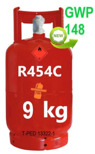 R454C 9 kg refrigerant cylinder