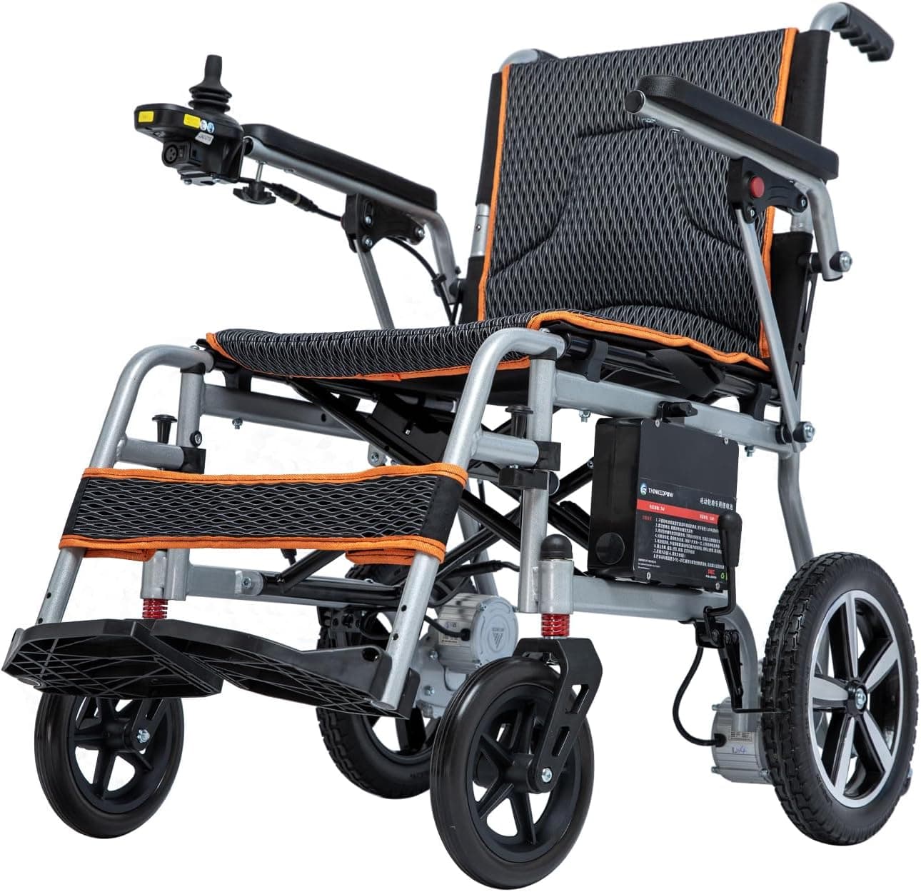 Ultra Lightweight Foldable Electric Wheelchair for Adults