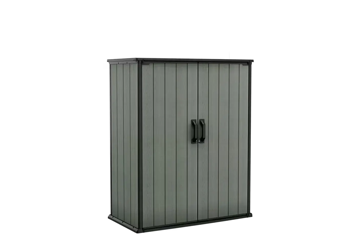 Keter Darwin Tall 1400L Resin Storage Cabinet - Green